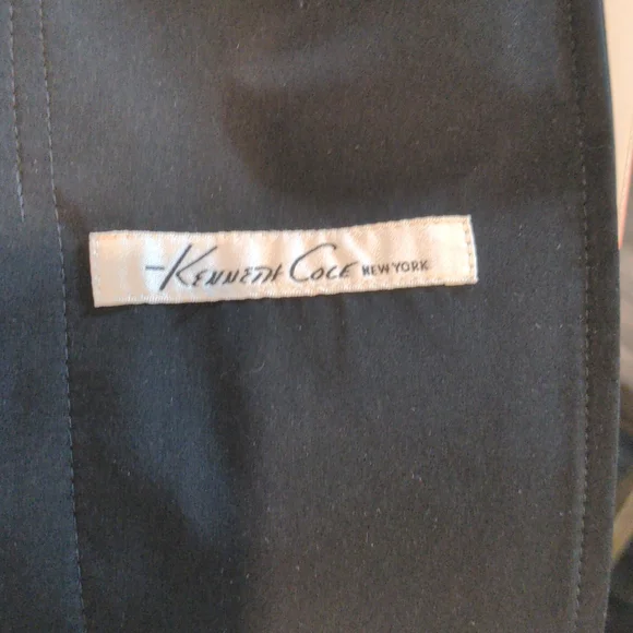 Kenneth Cole New York Black raincoat size small - Picture 9 of 14